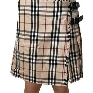 Burberry wrap skirt